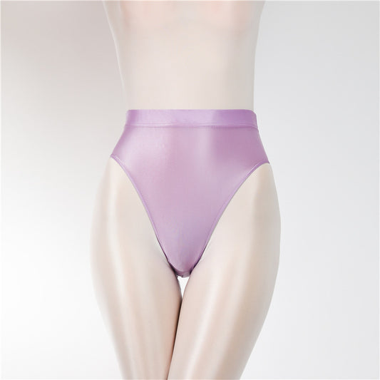 Women's Oily Sheer High Waist Briefs