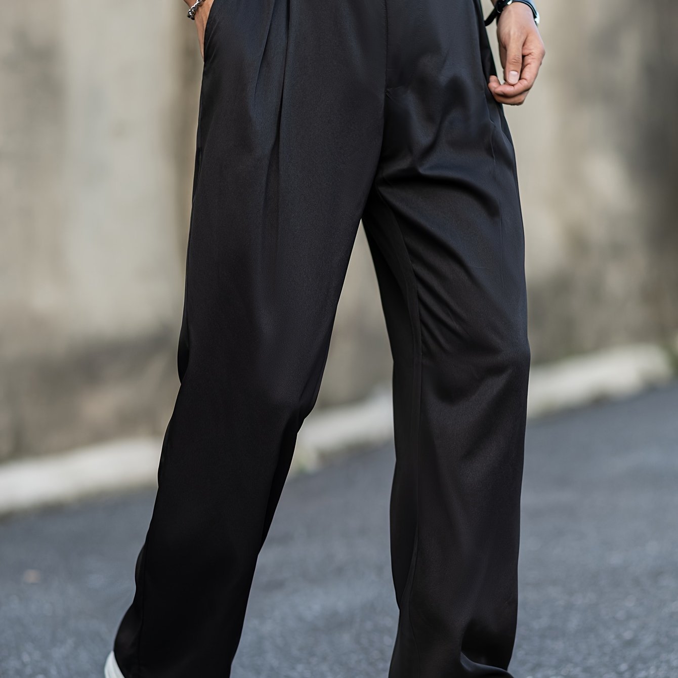 Men's Trousers Loose Casual Wide Waist