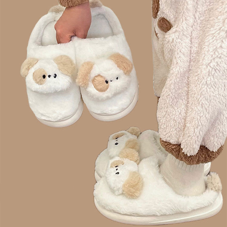 Women's Thermal Removable Waterproof Cotton Slippers