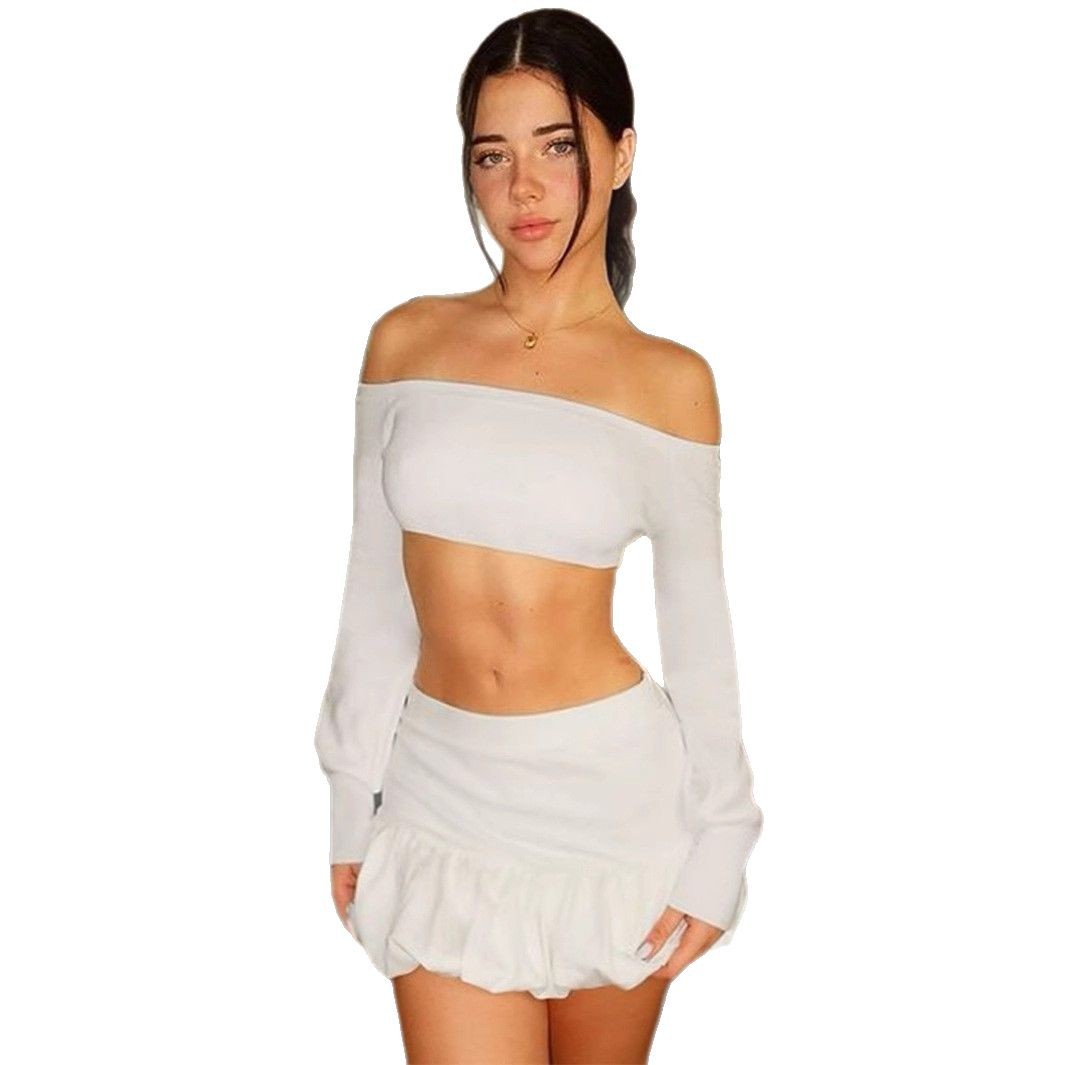 European And American-style Sexy Midriff-baring Top
