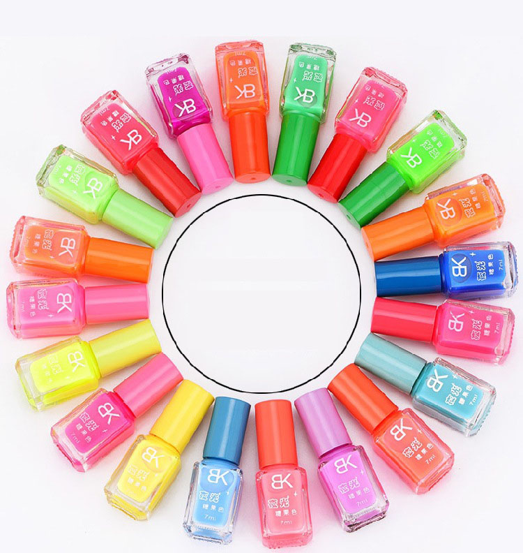 Luminous Nail Polish Night Fluorescent Candy Color Art Supplies