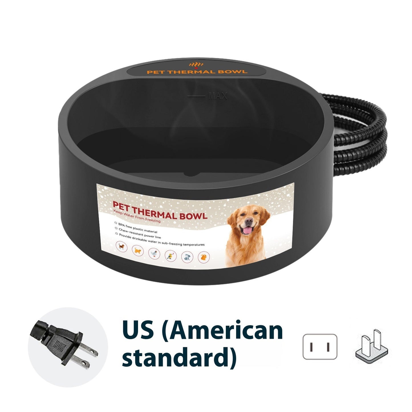Pet Cat And Dog Bowl Heating Constant Temperature