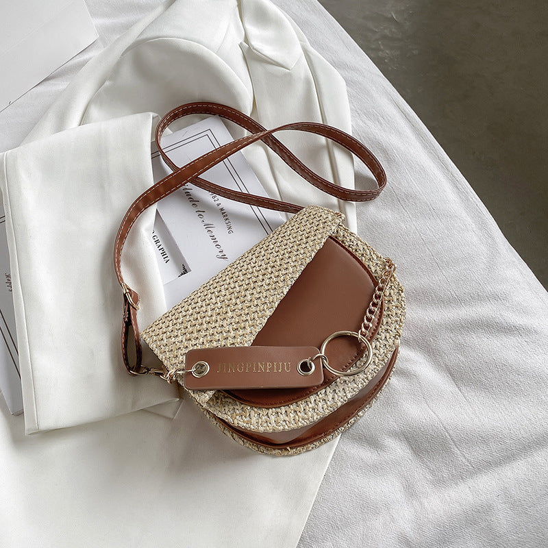 Fashion Chain Messenger Bag Net Celebrity Semi-circular Shoulder