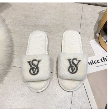 Women's Home Bright Diamond Warm Fashion Cotton Slippers