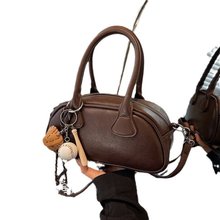 Premium skuldertaske og crossbody-taske til kvinder i vintage koreansk stil