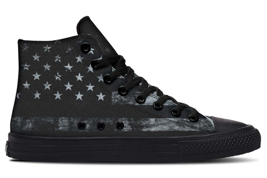 Men's And Women's Fashion Color Printing High-top Canvas Shoes