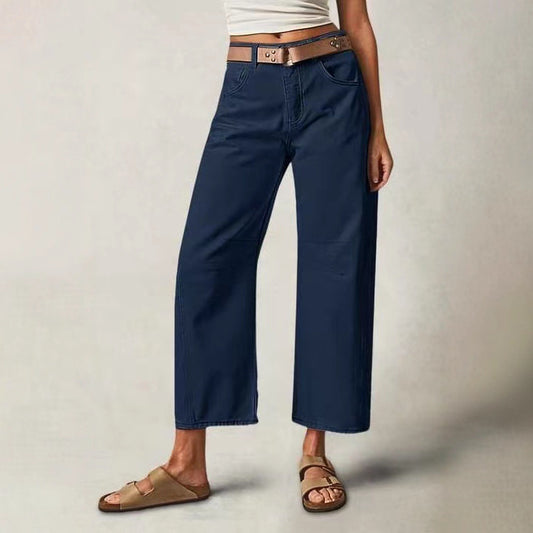 Casual Slim Fit All-matching Straight Jeans