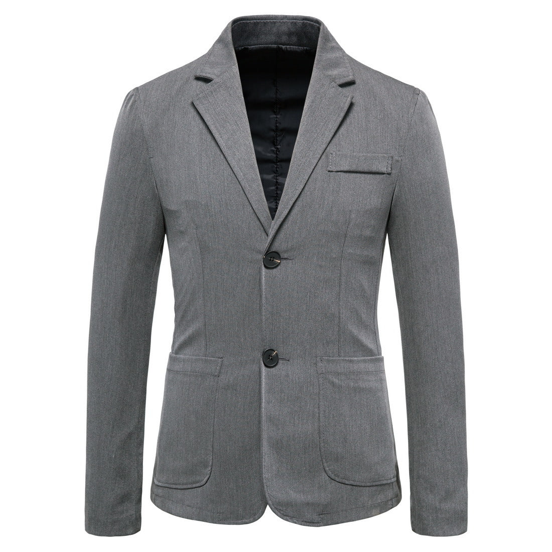 Two Button Western Men's Coat In Europe And America