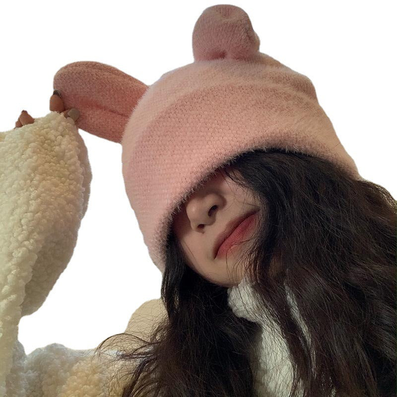 Japanese-style Cute Sweet Girl Wool Hat