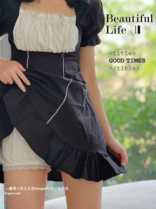 Anti-exposure Lace Non-curling Bottoming Safety Shorts