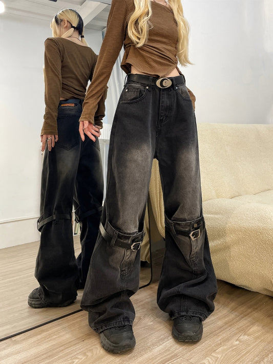American Retro Jeans Women's Loose Straight