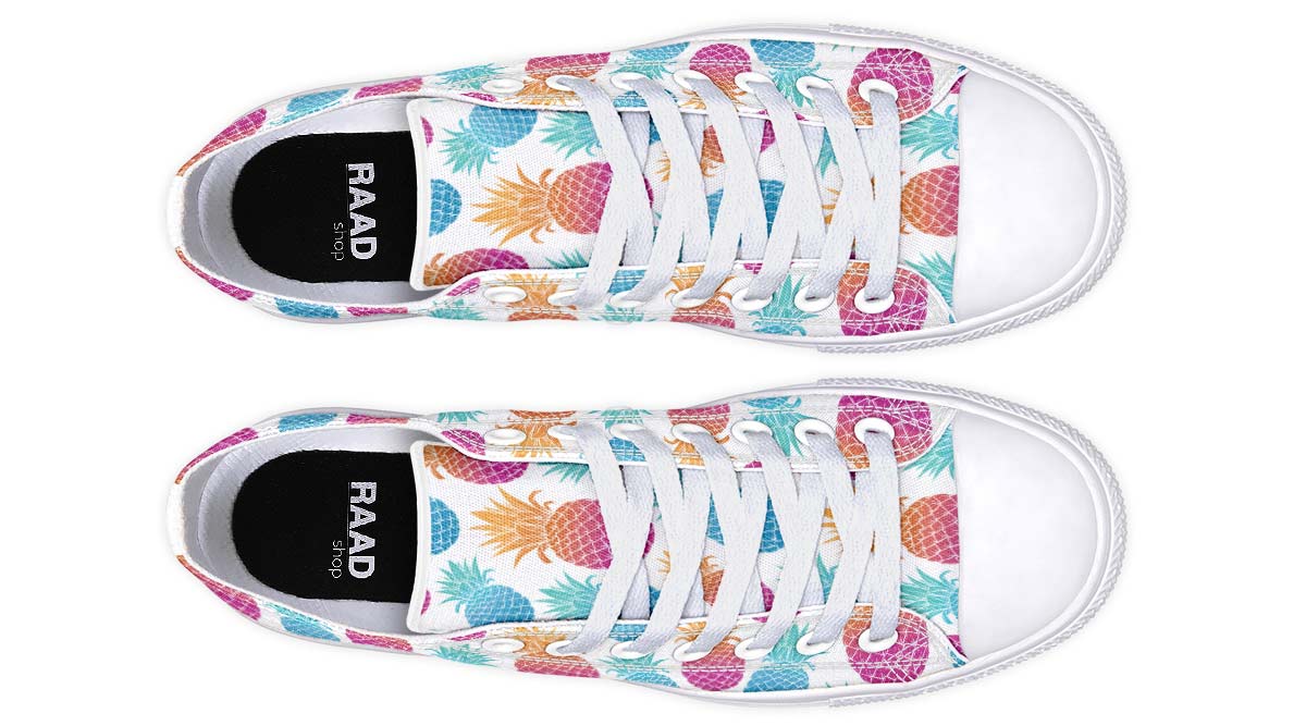 Fashion Print Couple Low-Top Canvas Shoes