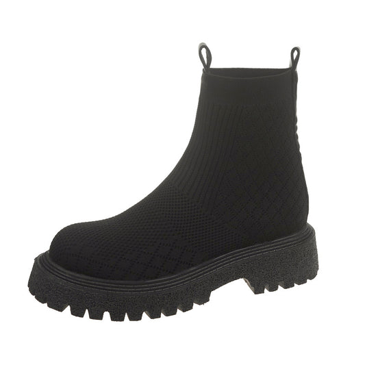 Ladies Fashion Trifle Hollow Sky Boots