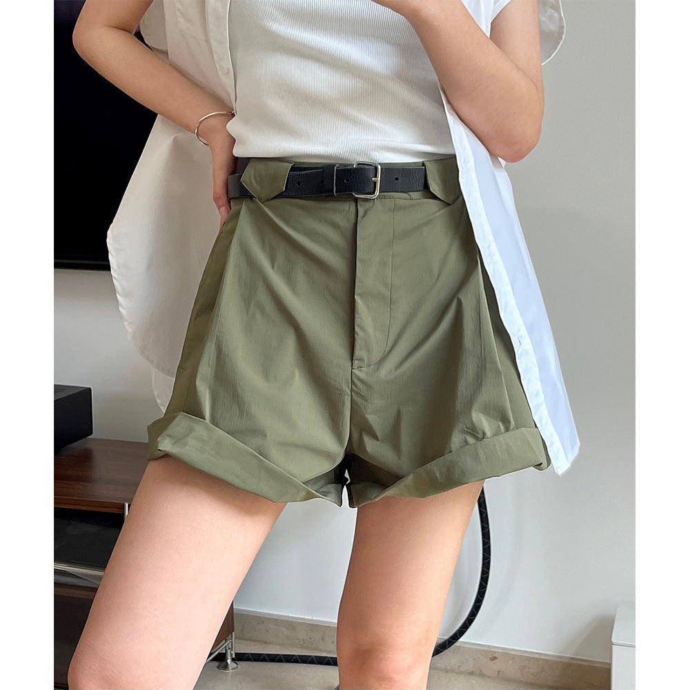 Loose A- Line Style Slimming Casual Cropped Pants