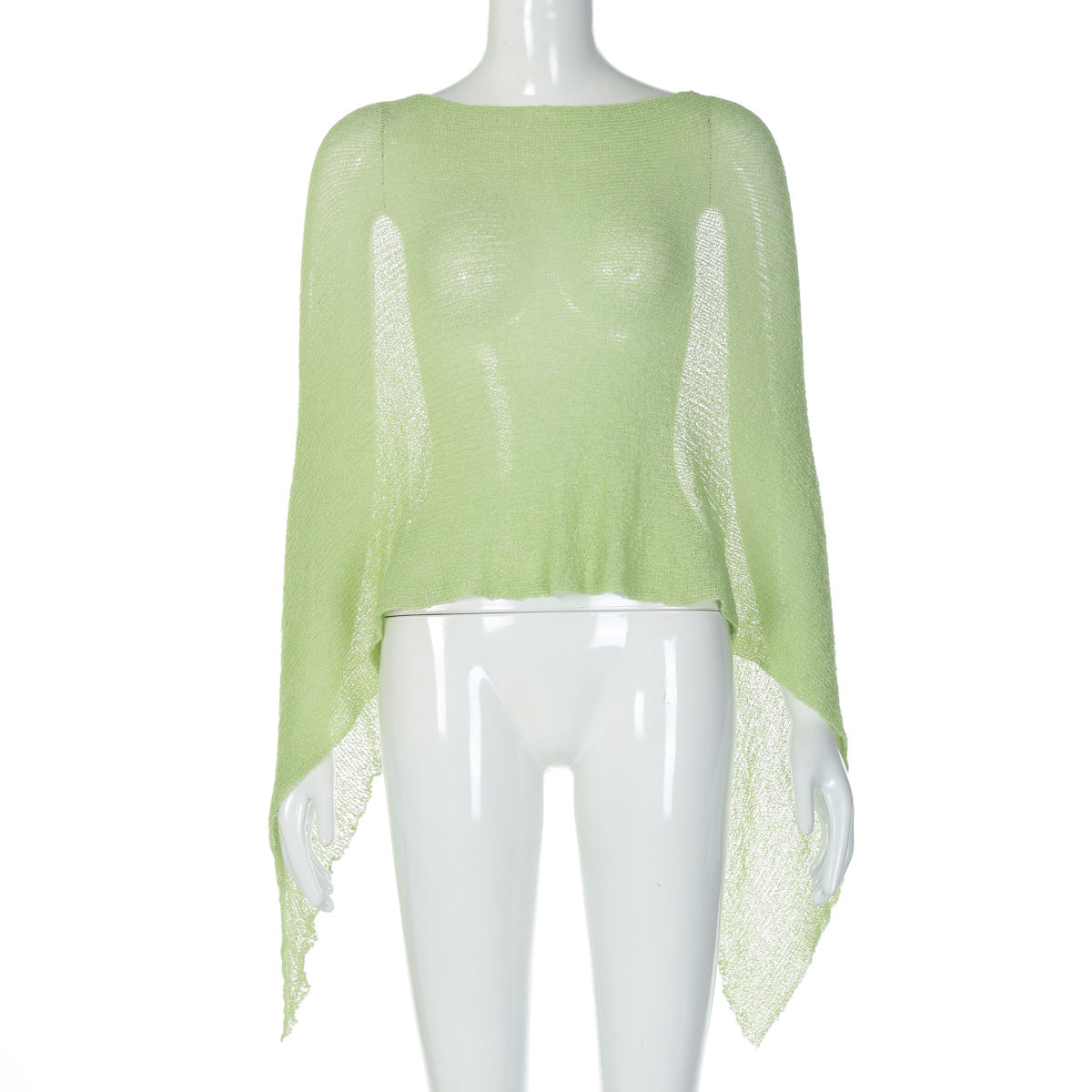 Solid-color, Versatile Casual Sweater Shawl Top For Women