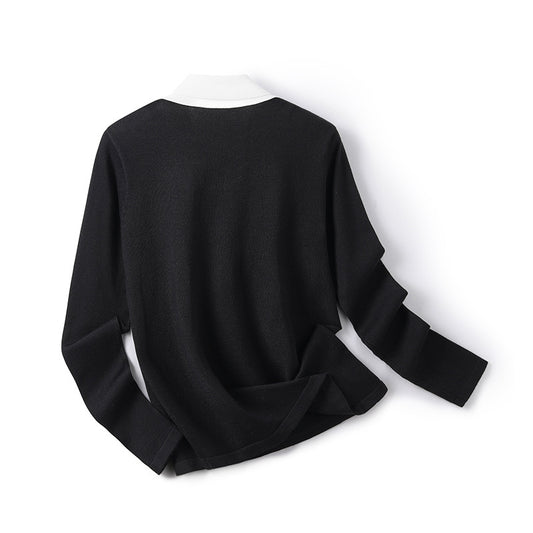 French Style Artistic Simple Professional Style Long Sleeve Tie Top