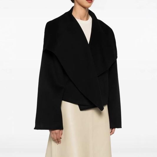 Women's Fashion Wool Double-sided Short Jacket