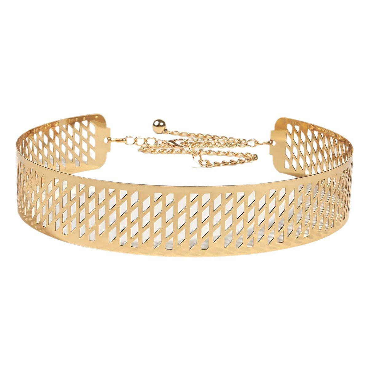Iron Waist Seal Golden Lantern Head Punching Net Flower Iron Waist Ring