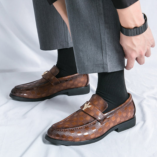 Mens Business Dress Leather Shoes For Summer And Autumn