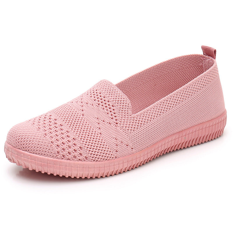 Autumn Breathable Casual Flat Bottom Middle-aged And Elderly Mother Shoes
