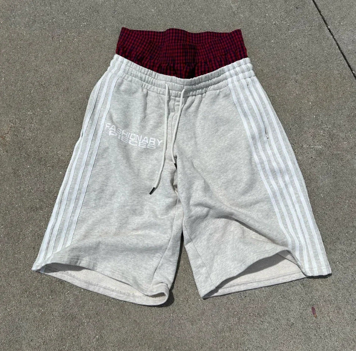 Womens Stitched Designer Casual Pants With American-Style Print