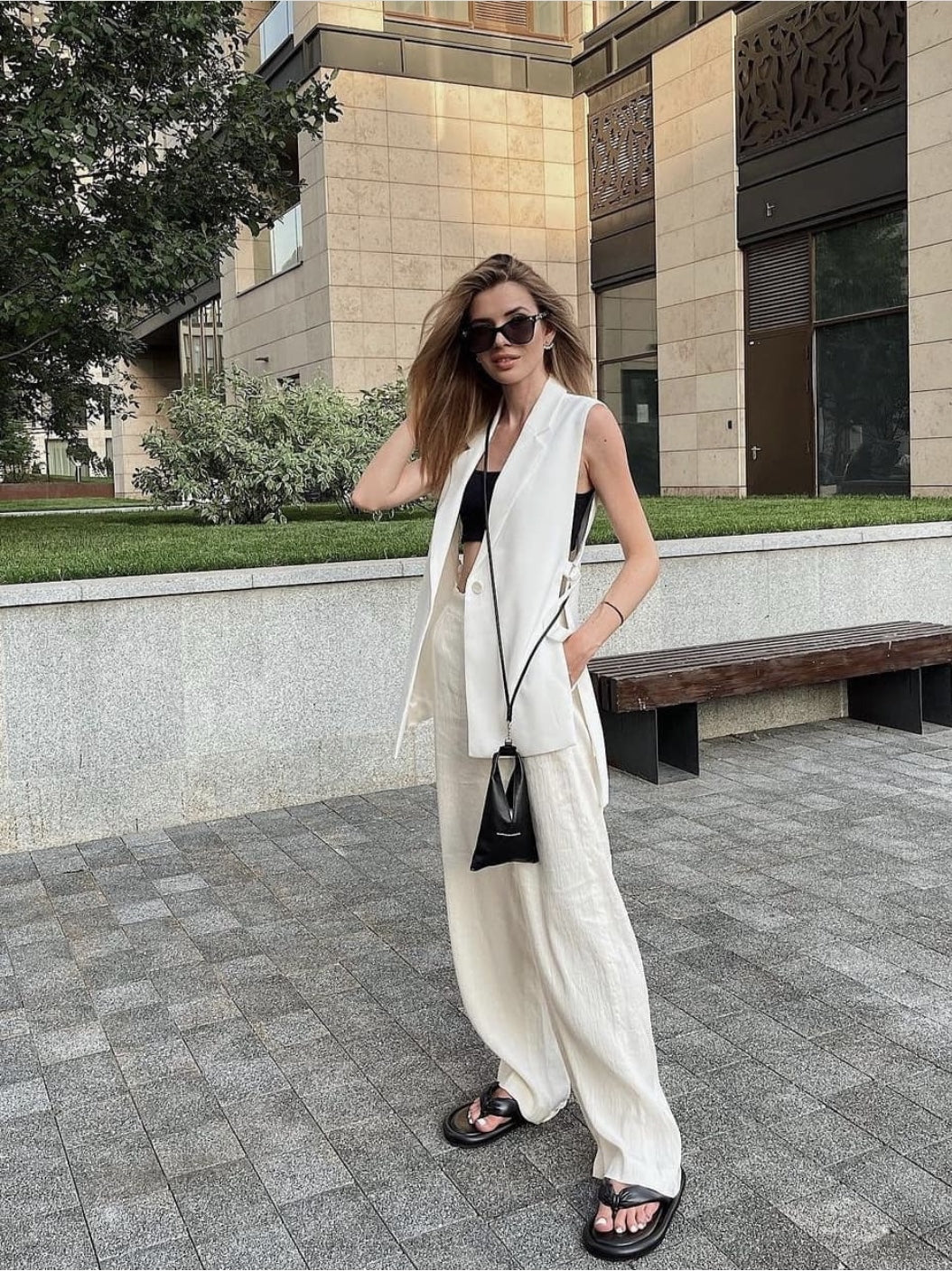 Early Autumn Suit Vest British Beige Design Sense Female