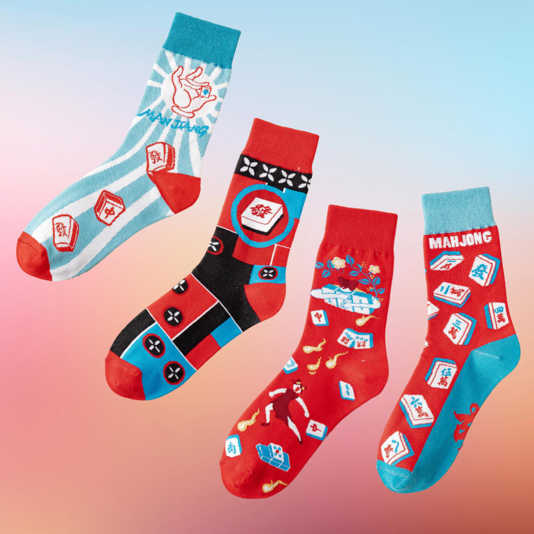 Cotton Socks Tiger Year Couple Female Long Socks