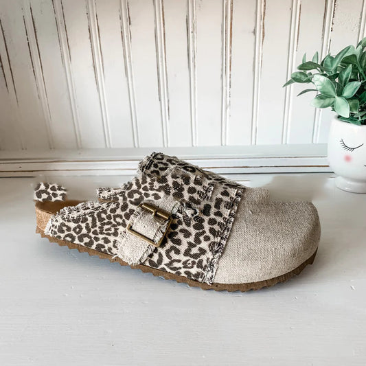 European And American Stitching Frayed Lazy Flat Slippers