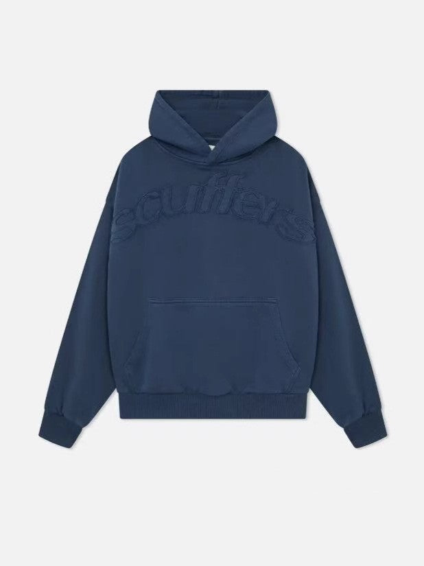 Løs og komfortabel sweatshirt med bogstavprint til hverdagsbrug