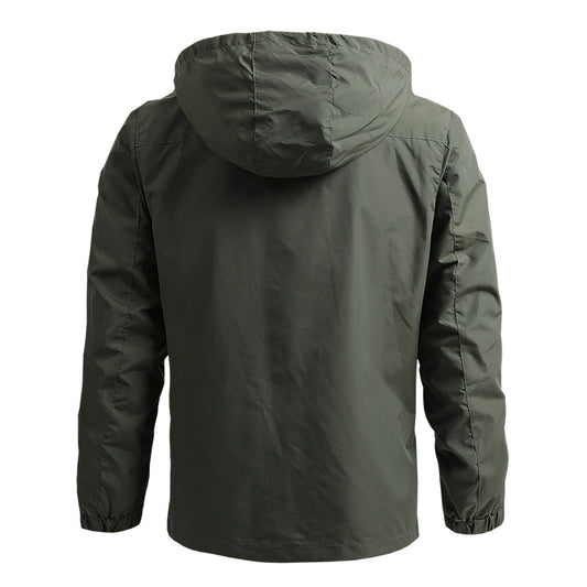 Mountaineering Shell Jacket Windcheater Outdoor Sports Jacket Men's Clothing