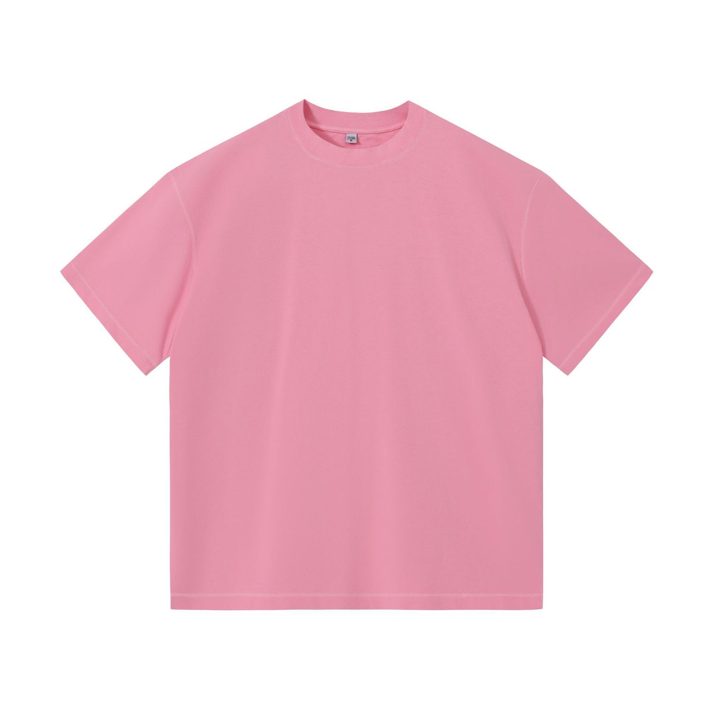 Women's Pure Color Pure Cotton Partial Distressed Short Sleeve
