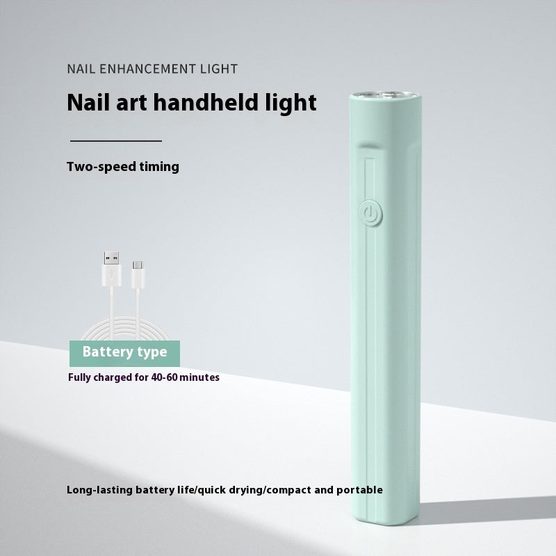 Hot Lamp Second Generation Handheld In-line Lamps Not Easy To Black Hand Upgrade Power Storage Design Portable