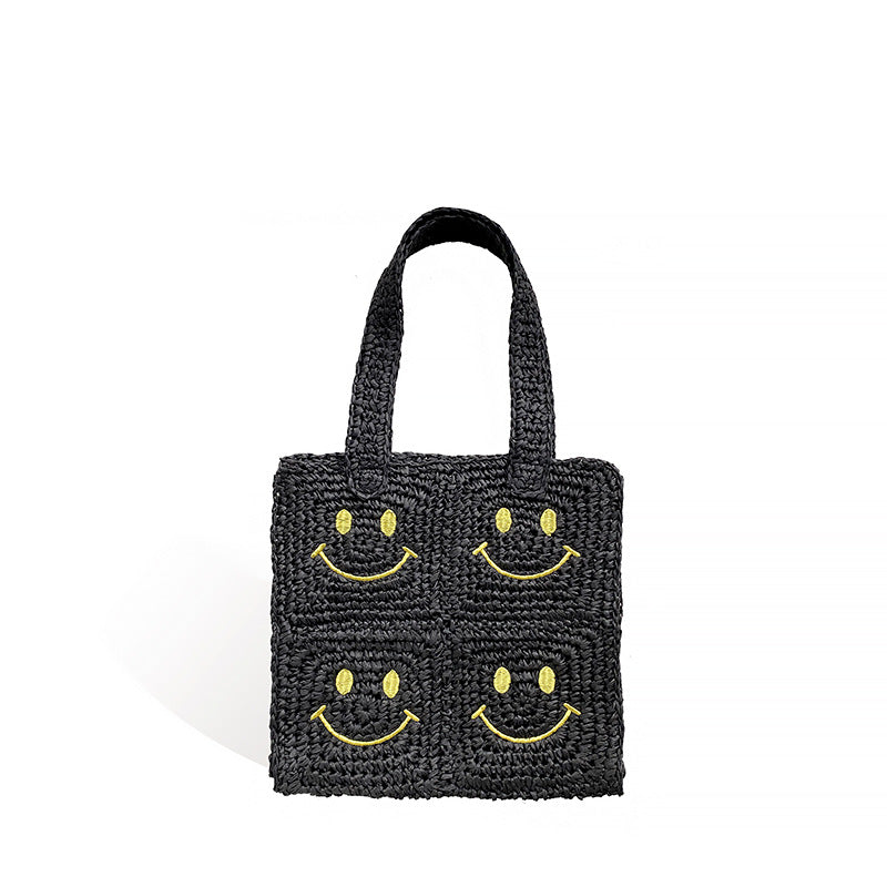 New Straw Bag Cute Handmade Shoulder