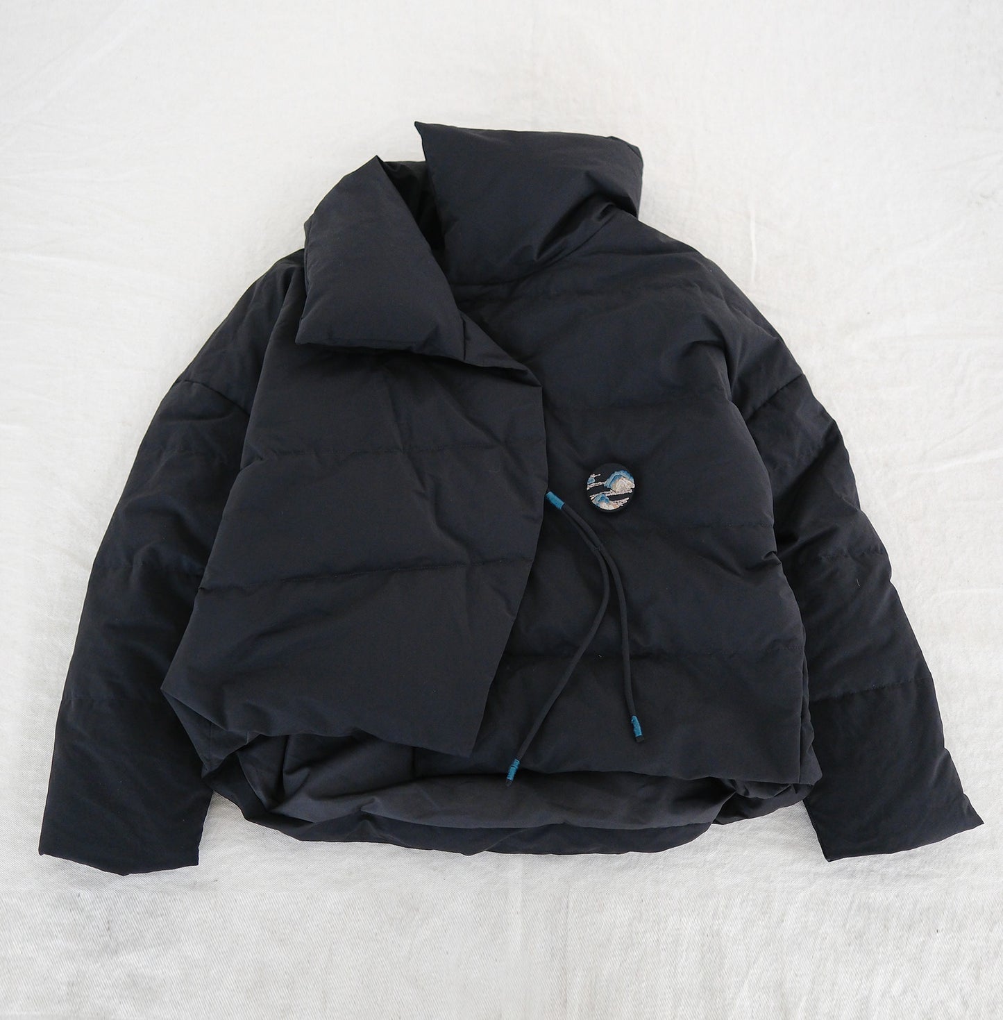 Retro Turtleneck Loose Down Jacket