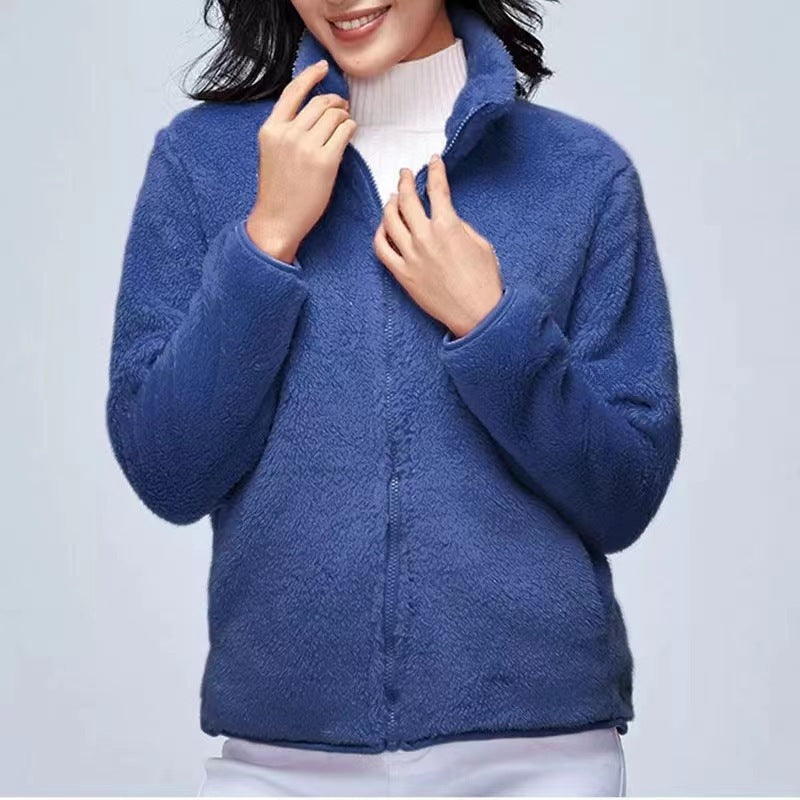 Women's Outdoor Fleece Cardigan Zipper Sweater