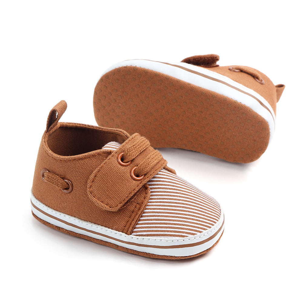Year Old Velcro Plaid Soft Bottom Comfortable Non Slip Baby Shoes Baby Toddler Shoes Factory Direct Sales 2070