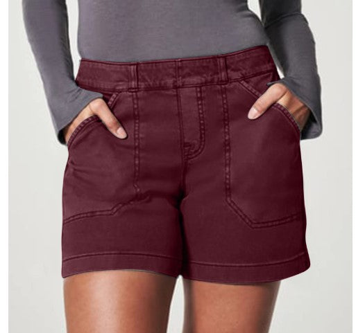 Women's Casual Cotton And Linen A-line Loose Shorts