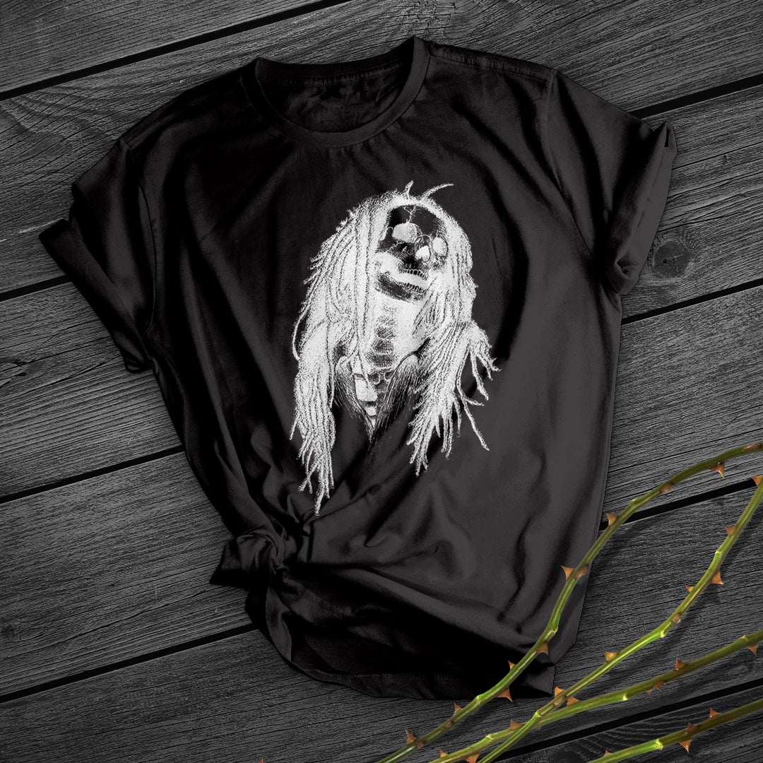 Skull Print Short-sleeved Fabrics