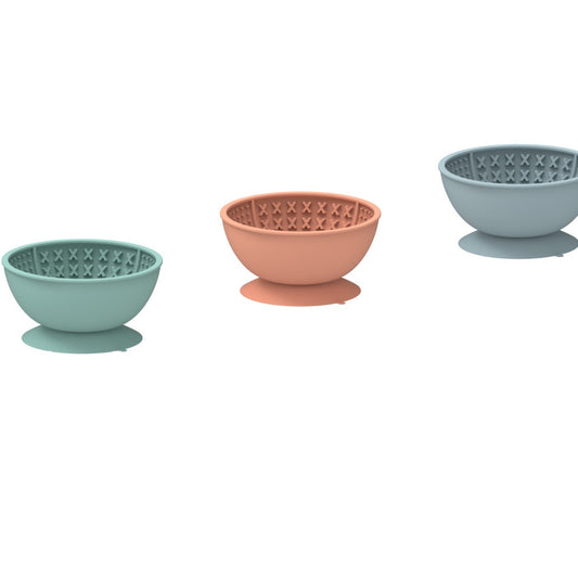 Pet Licking Mat Slow Feeding Bowl Edible Silicon Suction Cup