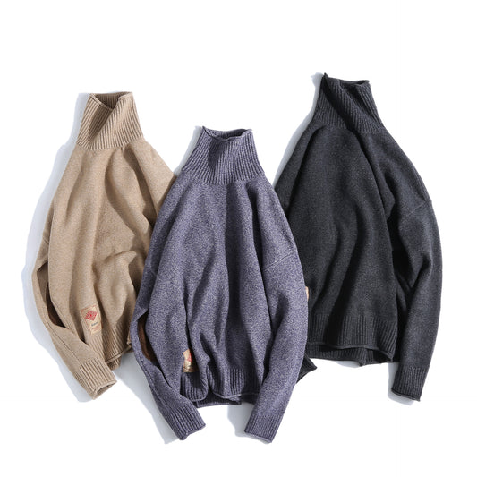 Original Turtleneck Sweater For Men Thickened