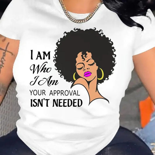 Printed Short-sleeved T-shirt Trendy