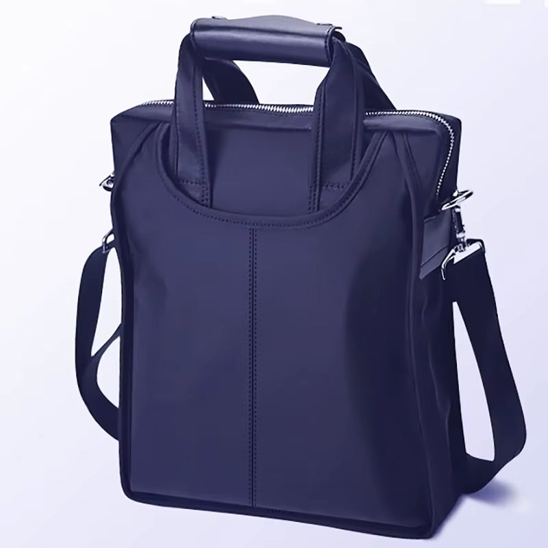 Men's Oxford Fabric Zipper Shoulder Bags - Business Briefcases and Casual Messenger Bags