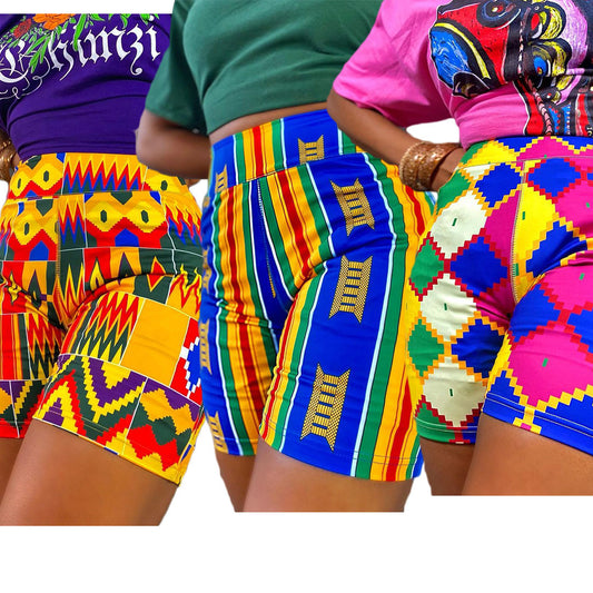 Sexy Women's Solid Color Print Shorts