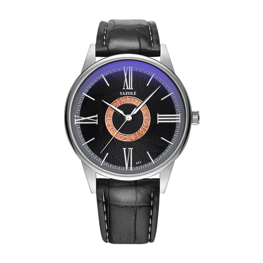 Silver Business Watch Men's Casual Constellation Design Quartz Men's Watch