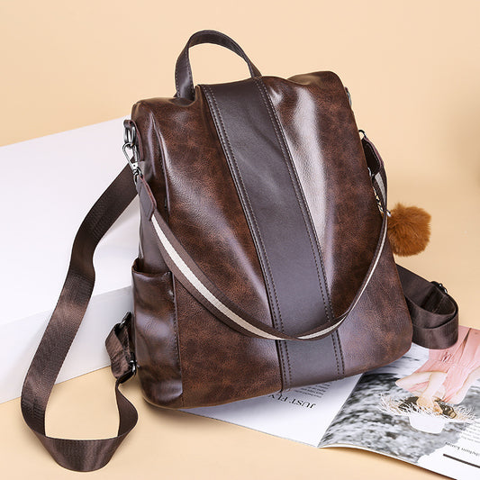 Women's Fashion Simple Casual Large-capacity Backpack