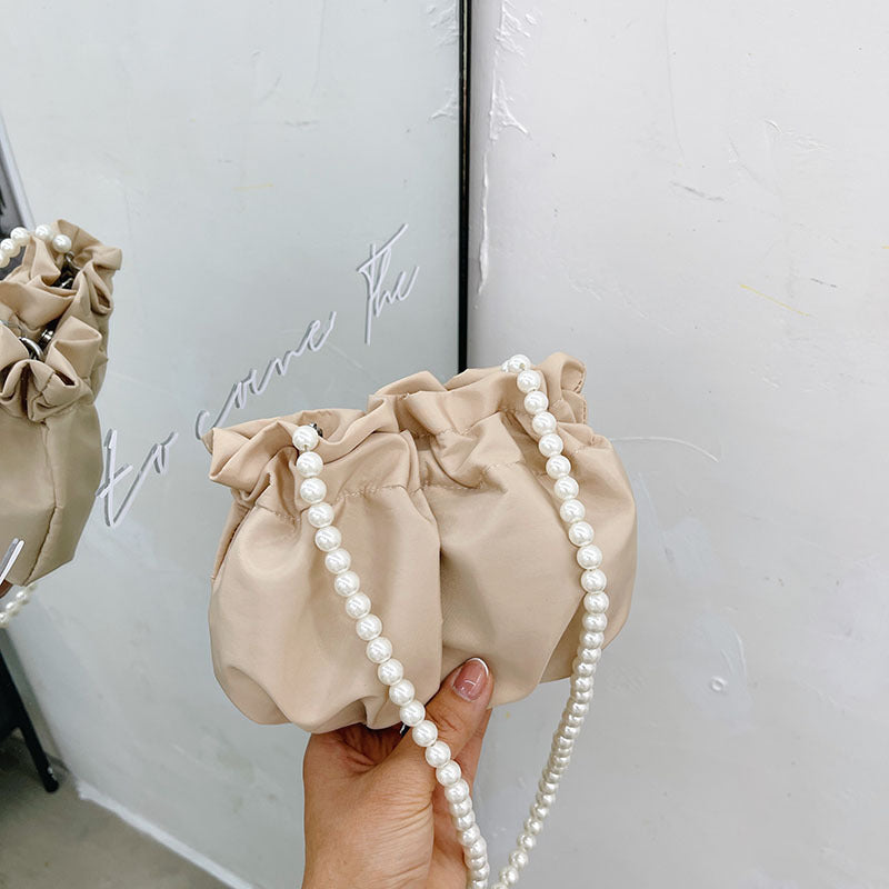 Ladies Small Bag Trendy Fashion Pearl Crossbody