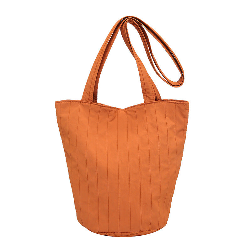 Retro Large-capacity Bucket Special-interest Shoulder Bag