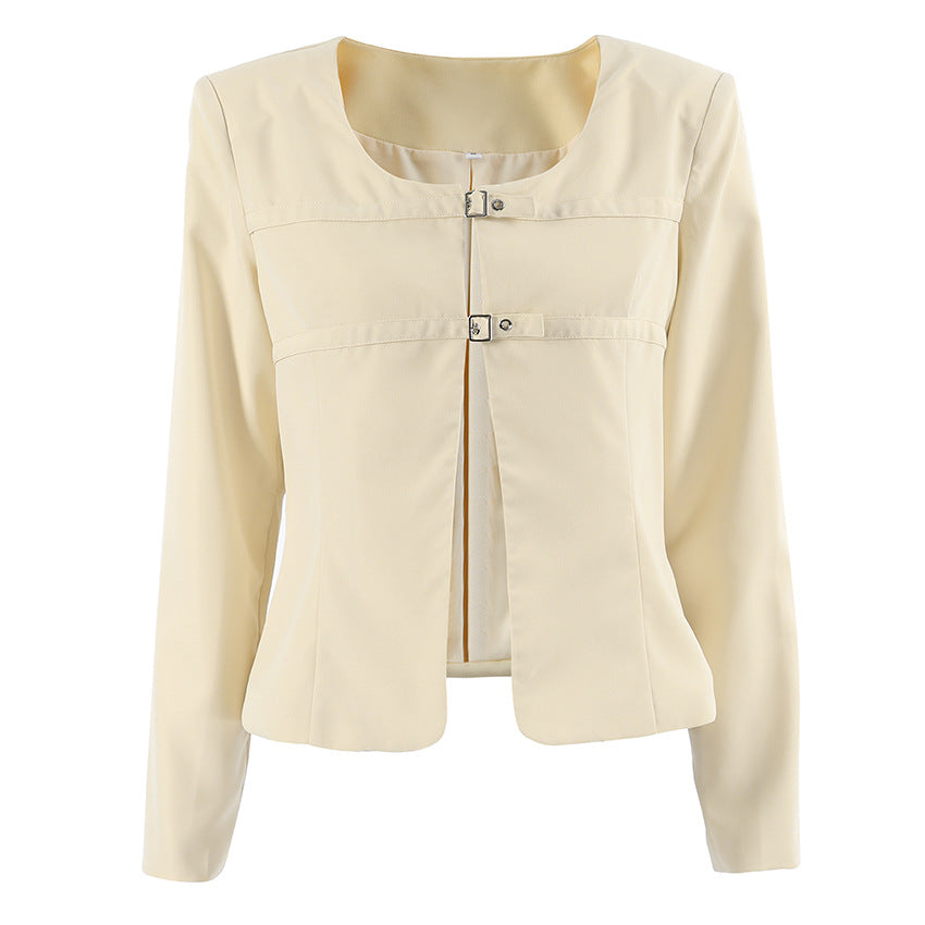 European And American Style Fashionable All-match Short Top