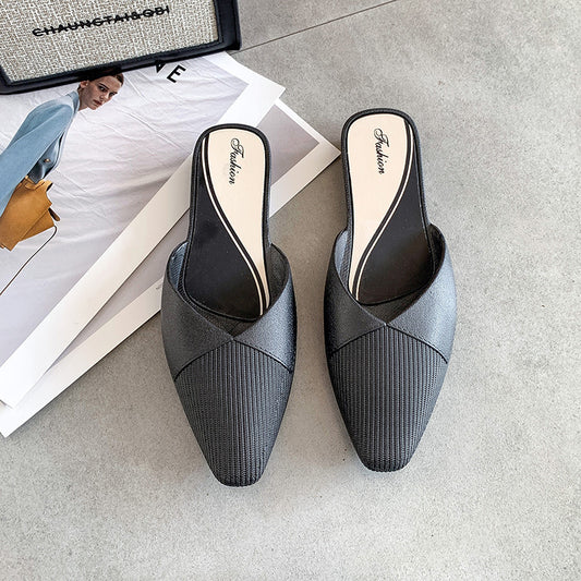 Home Indoor Soft Sole Ladies Half Slippers