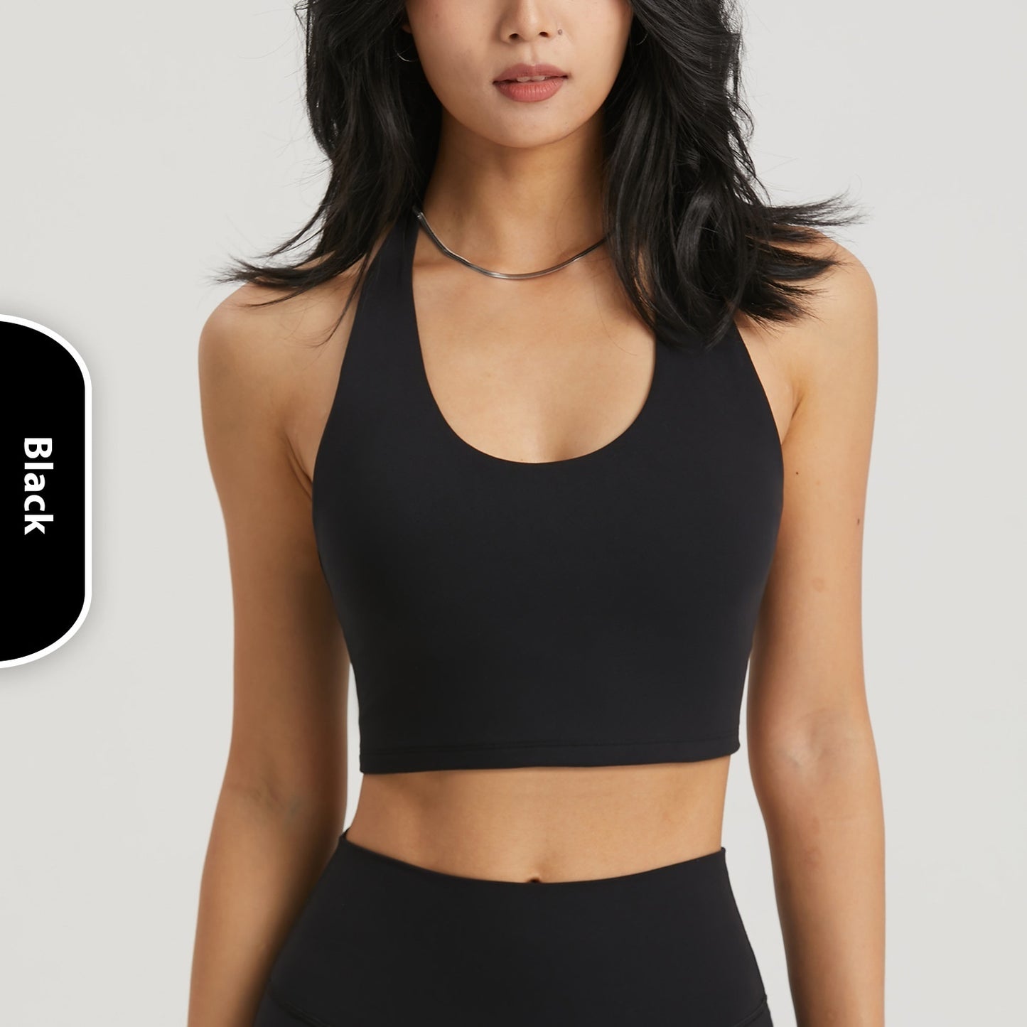 Halter Beauty Back Yoga One-piece Vest